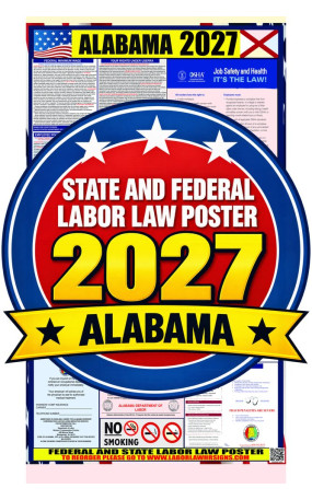 2027 Alabama Labor Law Poster | State, Federal & OSHA