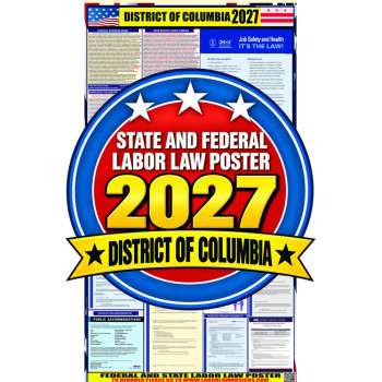 2027 District of Columbia Labor Law Poster | State, Federal & OSHA