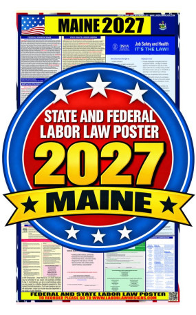 2027 Maine Labor Law Poster | State, Federal & OSHA