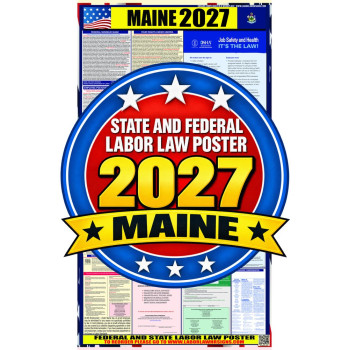 2027 Maine Labor Law Poster | State, Federal & OSHA
