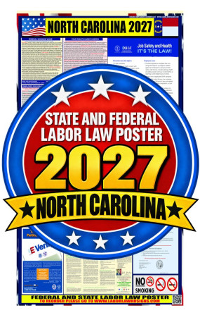 2027 North Carolina Labor Law Poster | State, Federal & OSHA