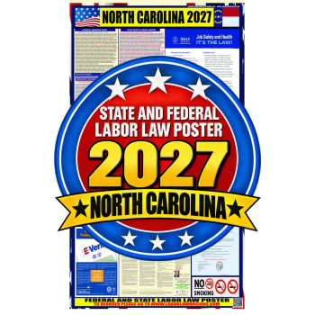 2027 North Carolina Labor Law Poster | State, Federal & OSHA