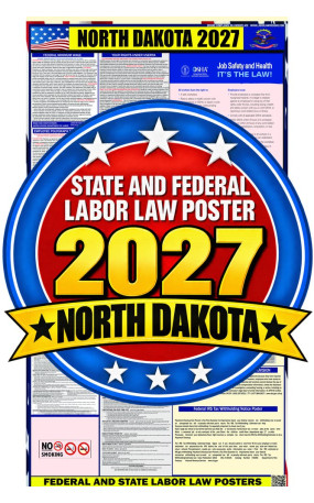 2027 North Dakota Labor Law Poster | State, Federal & OSHA