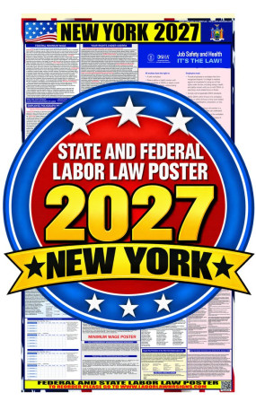 2027 New York Labor Law Poster | State, Federal & OSHA