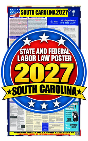 2027 South Carolina Labor Law Poster | State, Federal & OSHA