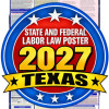 2027 Texas Labor Law Poster | State, Federal & OSHA
