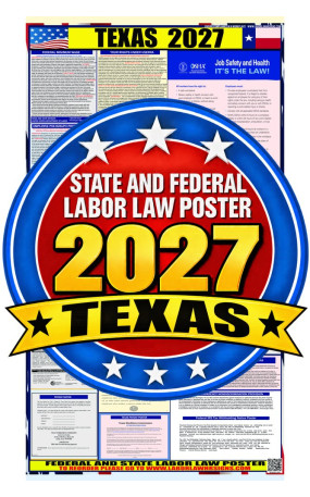 2027 Texas Labor Law Poster | State, Federal & OSHA