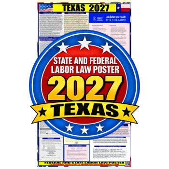 2027 Texas Labor Law Poster | State, Federal & OSHA