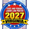 2027 Virginia Digital Labor Law Poster - VA