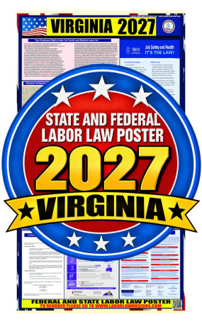 2027  Virginia Labor Law Poster | State, Federal & OSHA