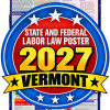 2027 Vermont Digital Labor Law Poster - VT
