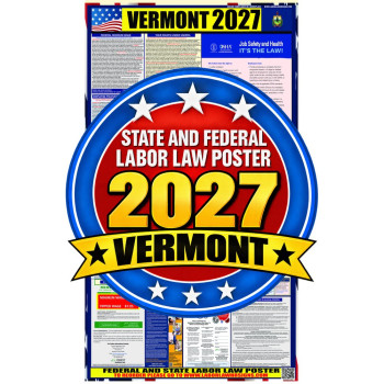 2027  Vermont Labor Law Poster | State, Federal & OSHA