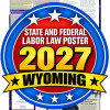 2027 Wyoming Digital Labor Law Poster - WY