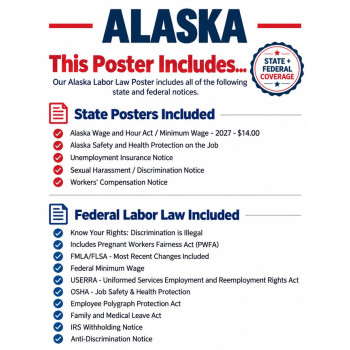 2027 Alaska Labor Law Poster | State, Federal & OSHA