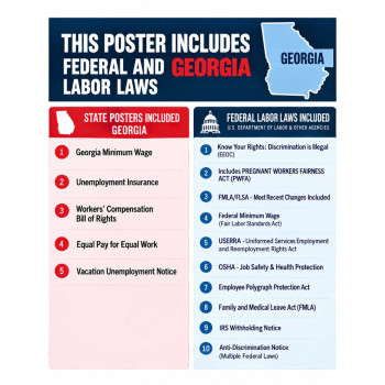 2027 Georgia Labor Law Poster | State, Federal & OSHA