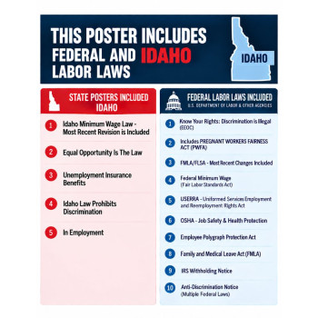 2027 Idaho Labor Law Poster | State, Federal & OSHA
