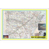 Map of Arkansas Large Detailed Roads and Highways, Map of Arkansas State with All Cities, Parks and Landmarks - Laminated Wall Map Poster