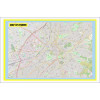 Map of Athens with Neighborhoods, Streets, Roads, Highways and Parks - Laminated Wall Map Poster Print - Vivid Imagery with Bright Colors