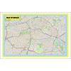 Map of Berlin with Neighborhoods, Streets, Roads, Highways and Parks - Laminated Wall Map Poster Print - Vivid Imagery with Bright Colors