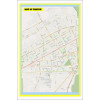 Map of Cancun with Neighborhoods, Streets, Roads, Highways and Parks - Laminated Wall Map Poster Print - Vivid Imagery with Bright Colors