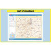 Map of Colorado Style B  - Laminated Wall Map Poster Print Perfect for Classrooms and Homes - Vivid Imagery with Bright Colors