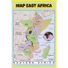 Poster of East Africa - Laminated Wall Poster Print Perfect for Classrooms and Homes - Vivid Imagery with Bright Colors