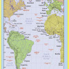 Map of Atlantic Ocean - Laminated Wall Map Poster Print Perfect for Classrooms and Homes - Vivid Imagery with Bright Colors