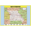Map of Missouri Style C - Laminated Wall Map Poster Print Perfect for Classrooms and Homes - Vivid Imagery with Bright Color