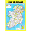 Poster of Ireland  - Laminated Wall Map Poster Print Perfect for Classrooms and Homes - Vivid Imagery with Bright Colors