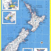 Map of New Zealand  - Laminated Wall Map Poster Print Perfect for Classrooms and Homes - Vivid Imagery with Bright Colors
