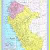 Map of Peru and Ecuador  - Laminated Wall Map Poster Print Perfect for Classrooms and Homes - Vivid Imagery with Bright Colors