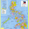 Map of Philippines  - Laminated Wall Map Poster Print Perfect for Classrooms and Homes - Vivid Imagery with Bright Colors