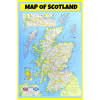 Map of Scotland  - Laminated Wall Map Poster Print Perfect for Classrooms and Homes - Vivid Imagery with Bright Colors