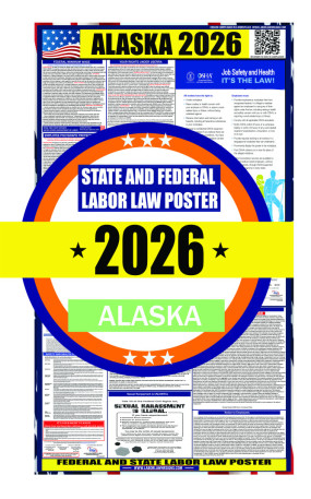 2026 Alaska State and Federal Labor Law Poster - AK