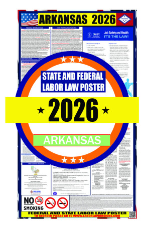 2026 Arkansas State and Federal Labor Law Poster - AR