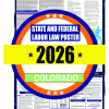 2026 Colorado State and Federal Labor Law Poster - CO