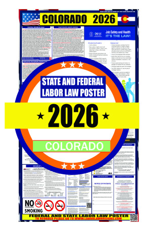 2026 Colorado State and Federal Labor Law Poster - CO
