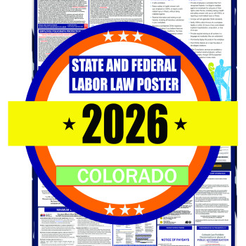 2026 Colorado State and Federal Labor Law Poster - CO
