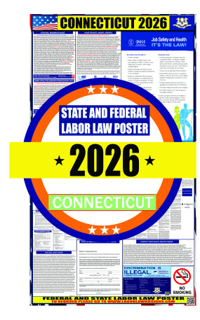 2026 Connecticut State and Federal Labor Law Poster - CT