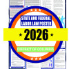 2026 District Of Columbia State and Federal Labor Law Poster - DC