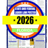 2026 Florida State and Federal Labor Law Poster - FL
