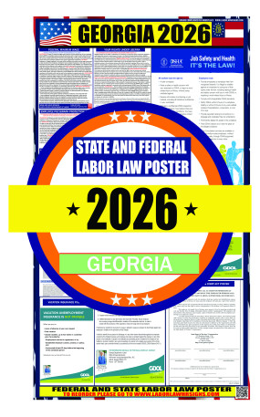 2026 Georgia State and Federal Labor Law Poster - GA