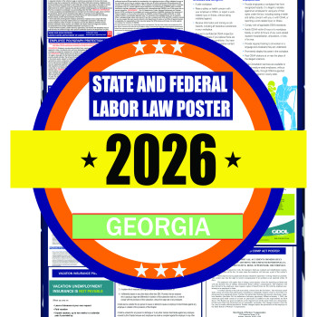 2026 Georgia State and Federal Labor Law Poster - GA