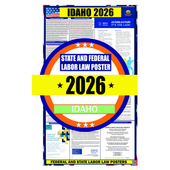 2026 Idaho State and Federal Labor Law Poster - ID