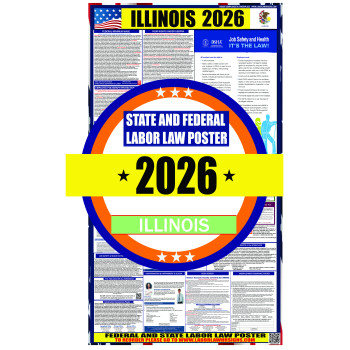 2026 Illinois State and Federal Labor Law Poster - IL