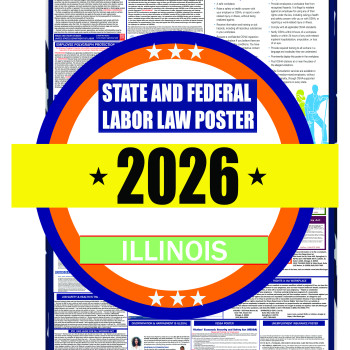 2026 Illinois State and Federal Labor Law Poster - IL