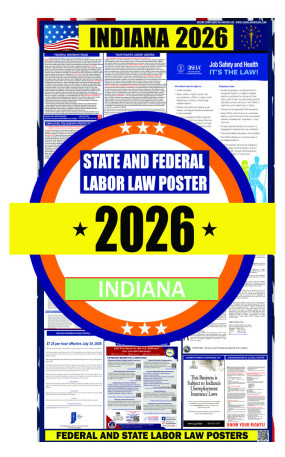 2026 Indiana State and Federal Labor Law Poster - IN
