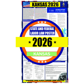 2026 Kansas State and Federal Labor Law Poster - KS
