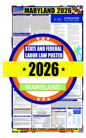 2026 Maryland State and Federal Labor Law Poster - MD