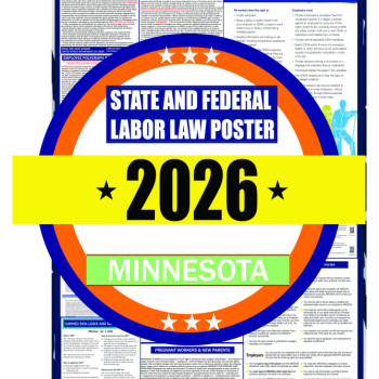 2026 Minnesota State and Federal Labor Law Poster - MN